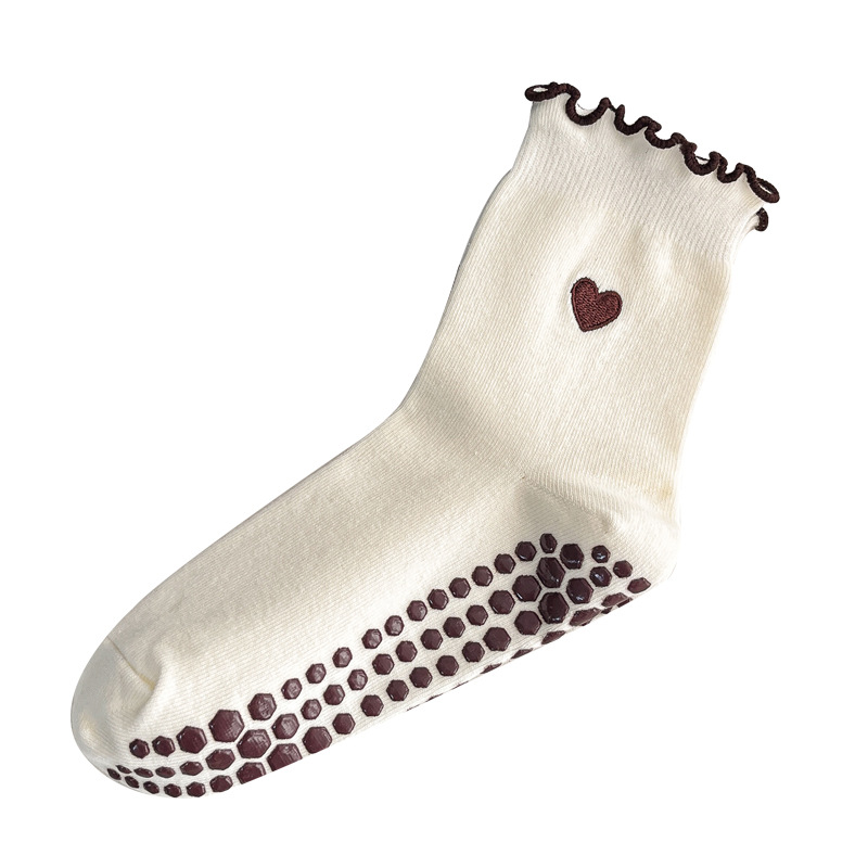 Yoga Socks Women Cotton Heart  - No Show Sock Women recension och pris