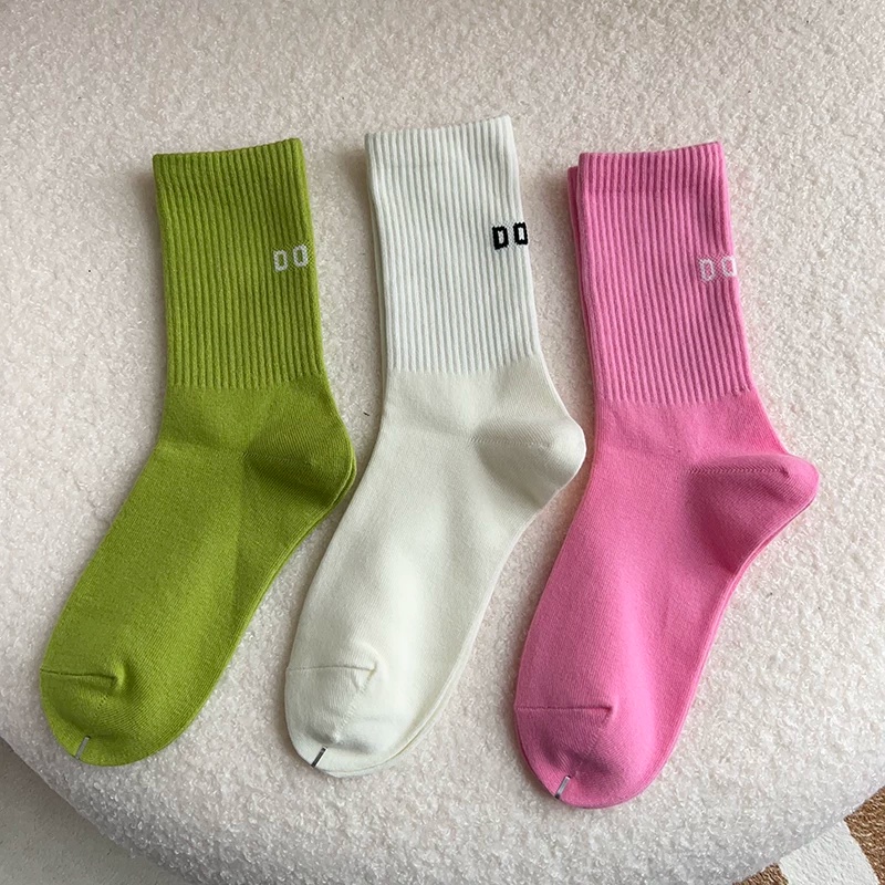 3Pairs Set Women's Pink Mid-Tu - Dress Sock Men recension och pris