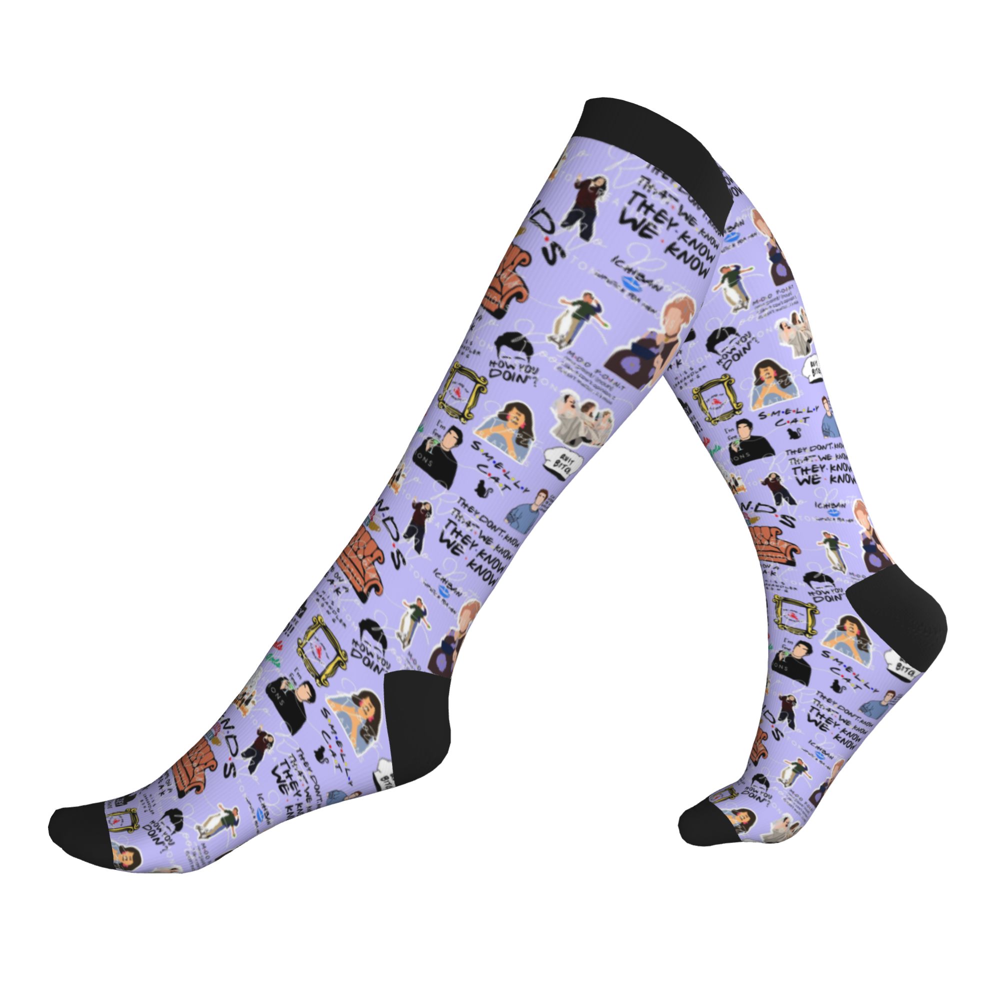 Friends Classic TV Show Men Wo - No Show Sock Women recension och pris