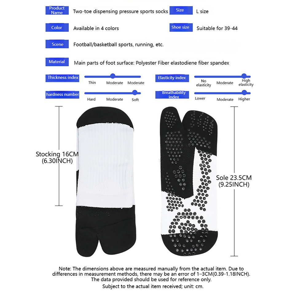 LOOGDEEL Two-toe Non-slip Sili - Toe Sock Split recension och pris