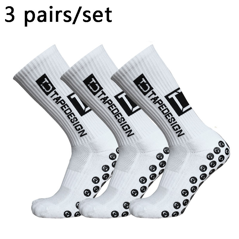 3 Pairs Anti-slip Soccer Socks - Grip Sock Yoga recension och pris