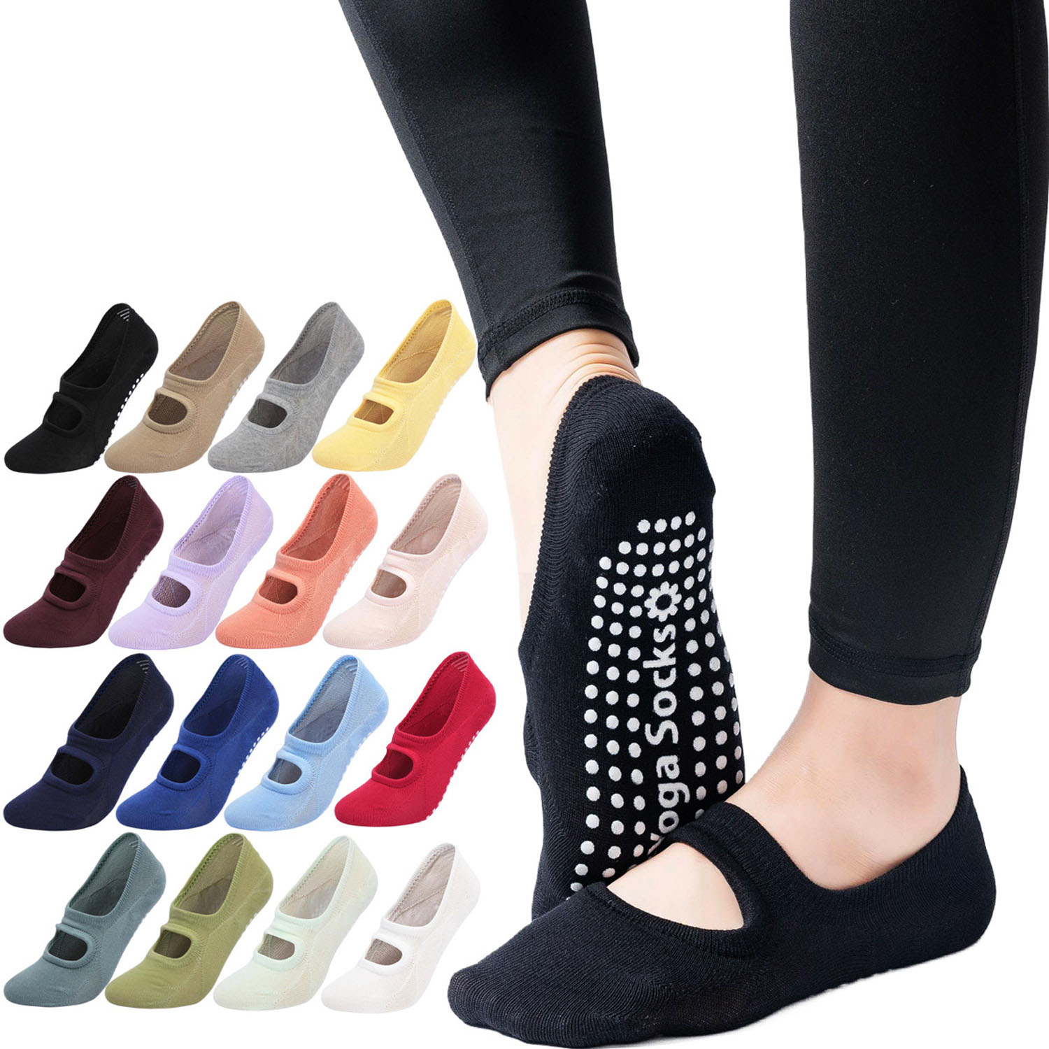 High Quality Women Yoga Socks  - Grip Sock Yoga recension och pris