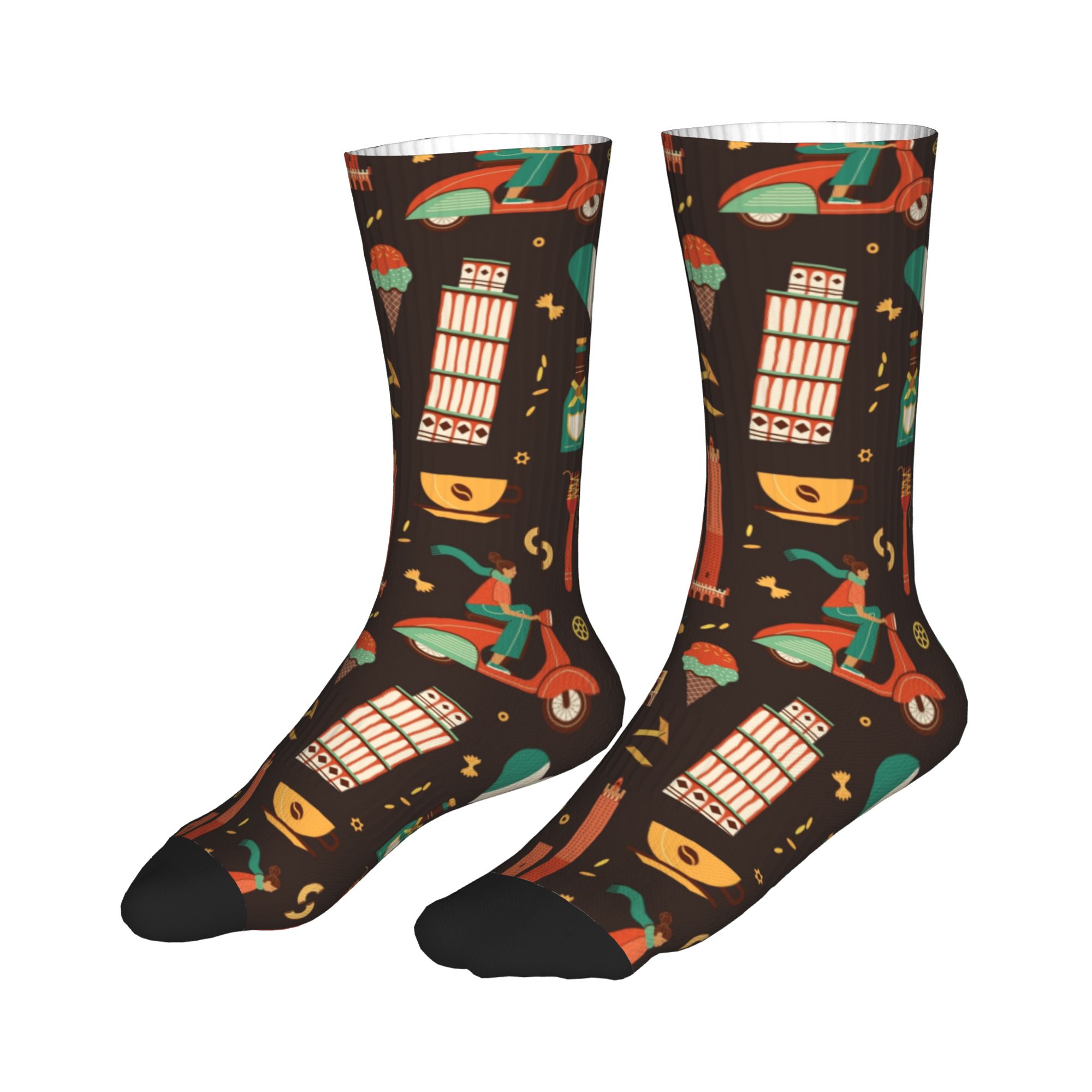 Italy Travel Italian Food Land - Dress Sock Men recension och pris