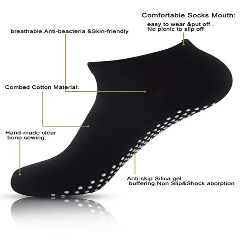 3Pairs/Lot Yoga Socks for Wome - Grip Sock Yoga recension och pris
