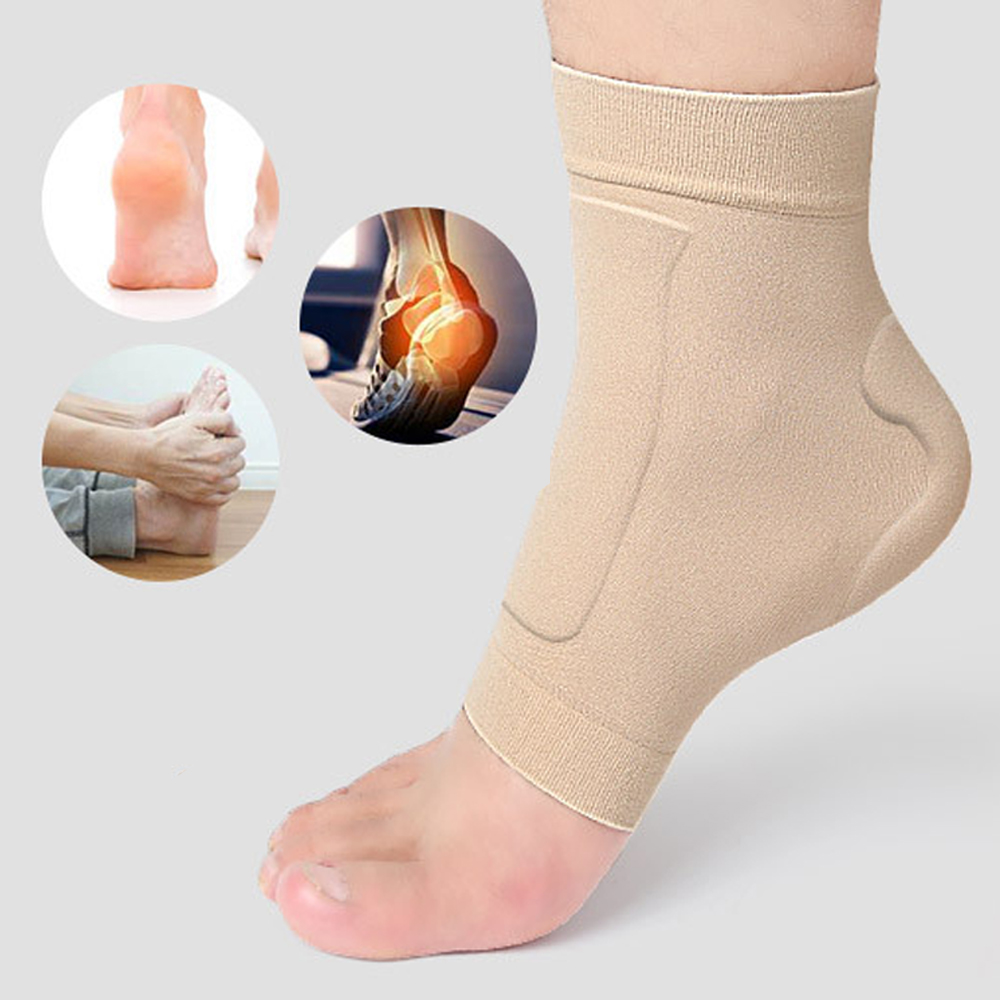 1Pair Boot Bumper Gel Pad Slee - Ankle Brace Sock recension och pris