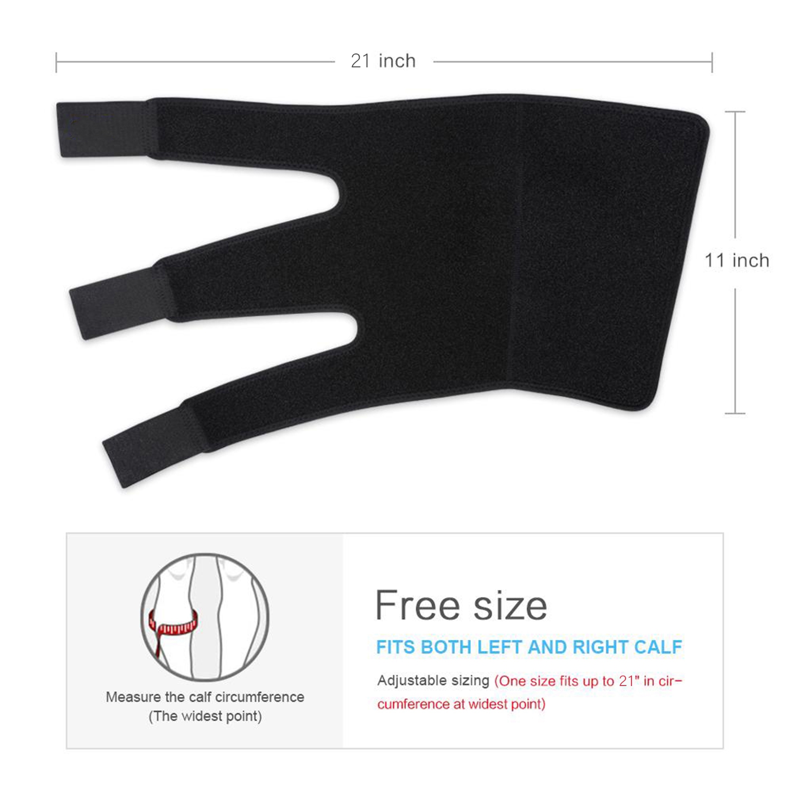 Adjustable Calf Support Calf C - Compression Sleeve Calf recension och pris