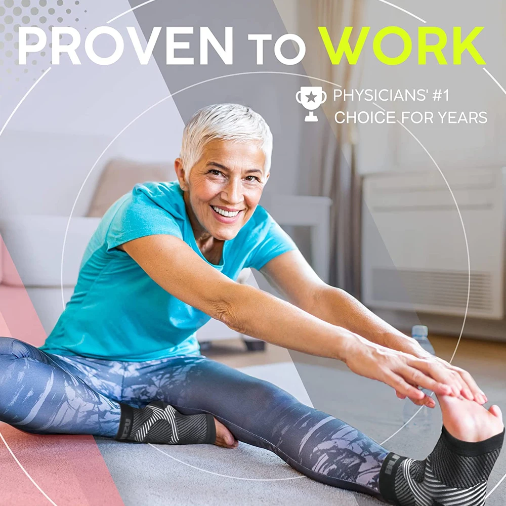 1Pair Plantar Fasciitis Compre - Ankle Brace Sock recension och pris