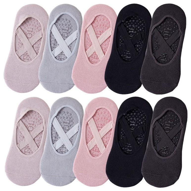1/3  Pairs Yoga Socks Women Co - Grip Sock Yoga recension och pris