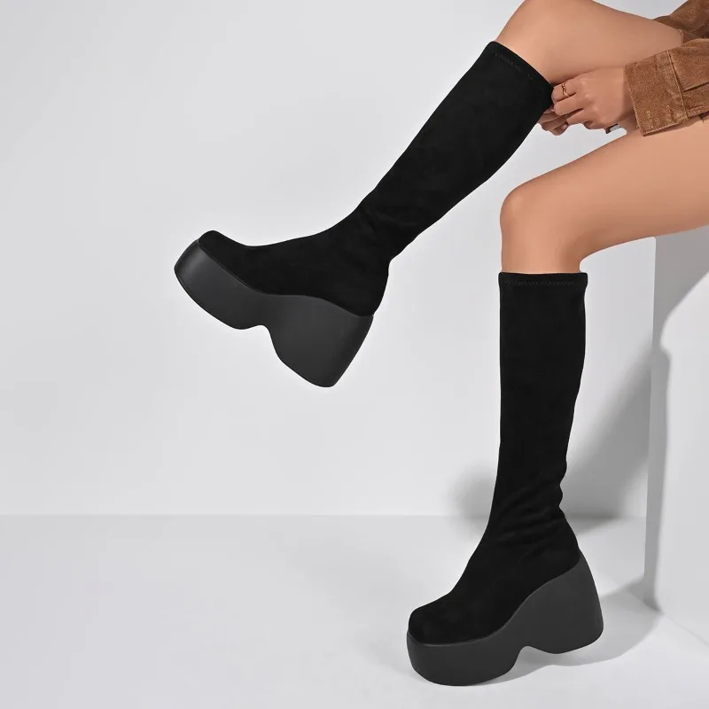 Winter New Skinny Plus Size St - Knee High Sock Women recension och pris