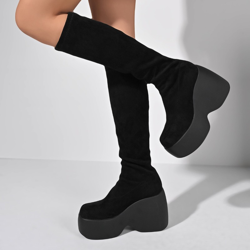 Winter New Skinny Plus Size St - Knee High Sock Women recension och pris