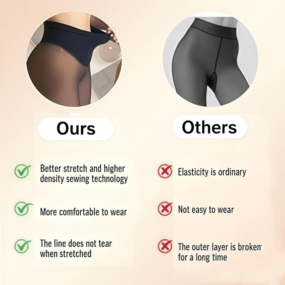 One Seam Fleece Lined Tights W - Tights Pantyhose Sheer recension och pris