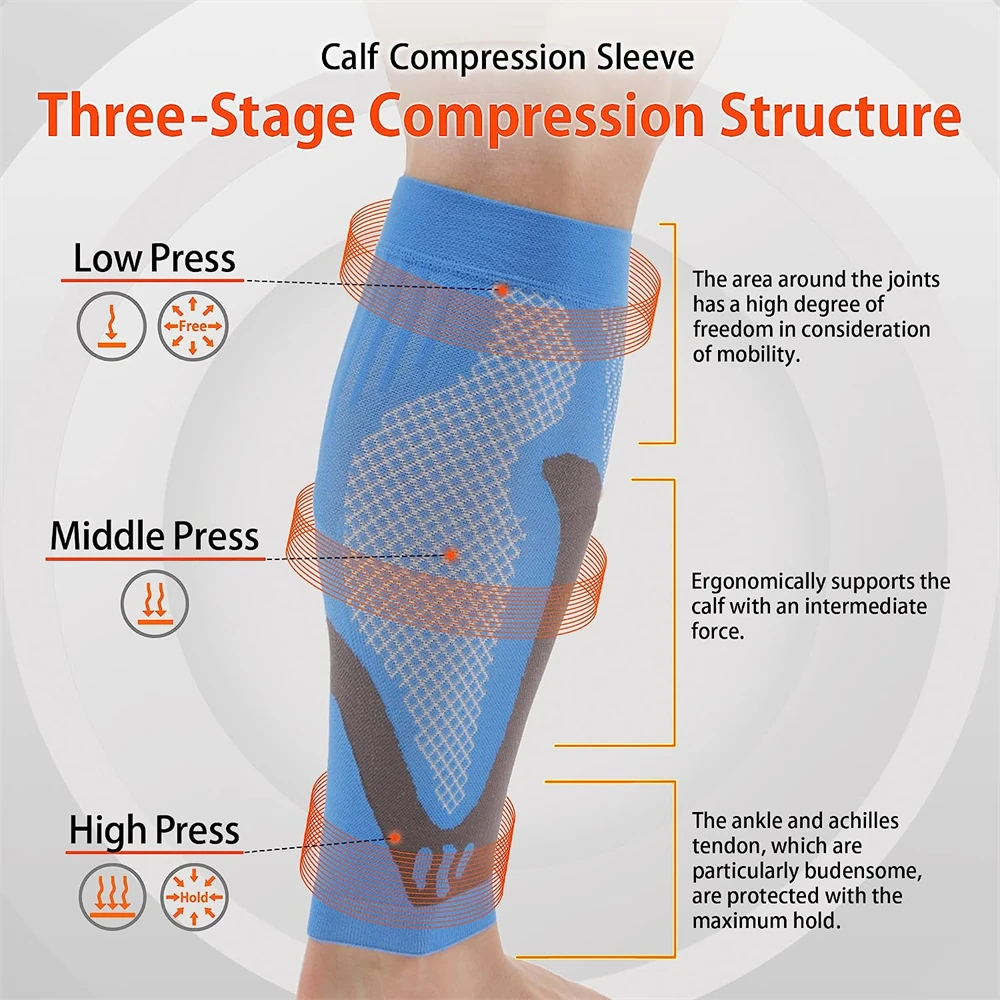 1Pair Calf Compression Sleeves - Compression Sleeve Calf recension och pris
