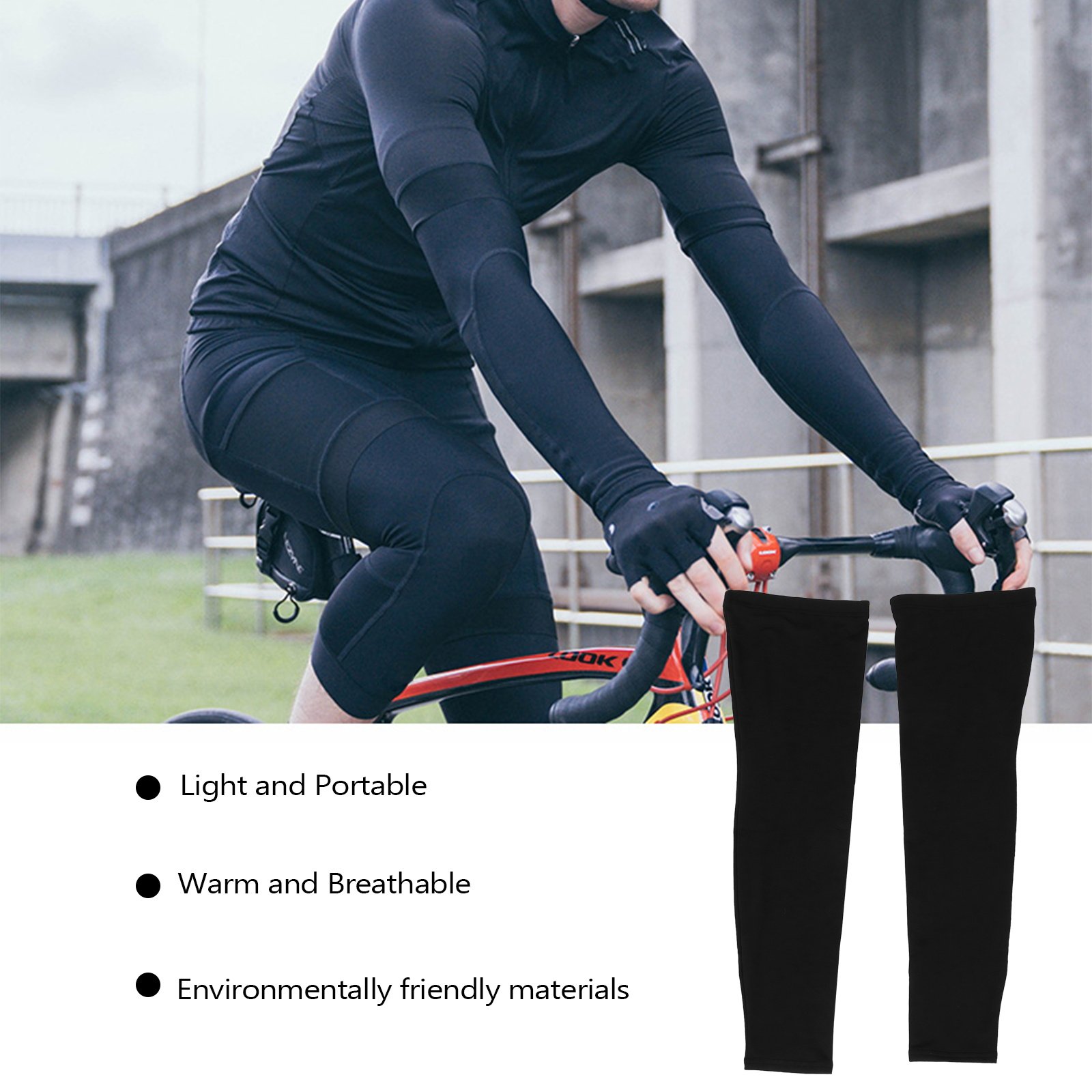 1Pair Autumn Winter Cycling Le - Compression Sleeve Calf recension och pris