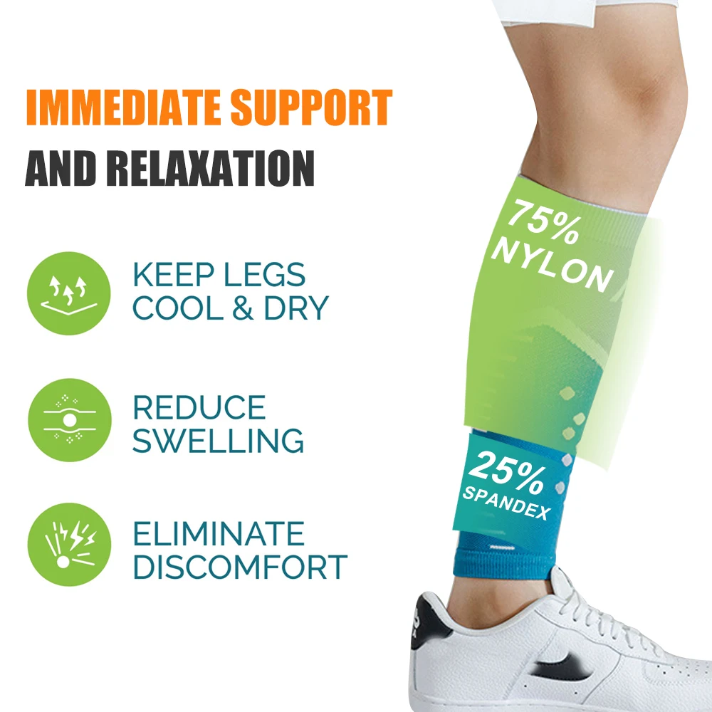 1 Pair Calf Compression Sleeve - Compression Sleeve Calf recension och pris
