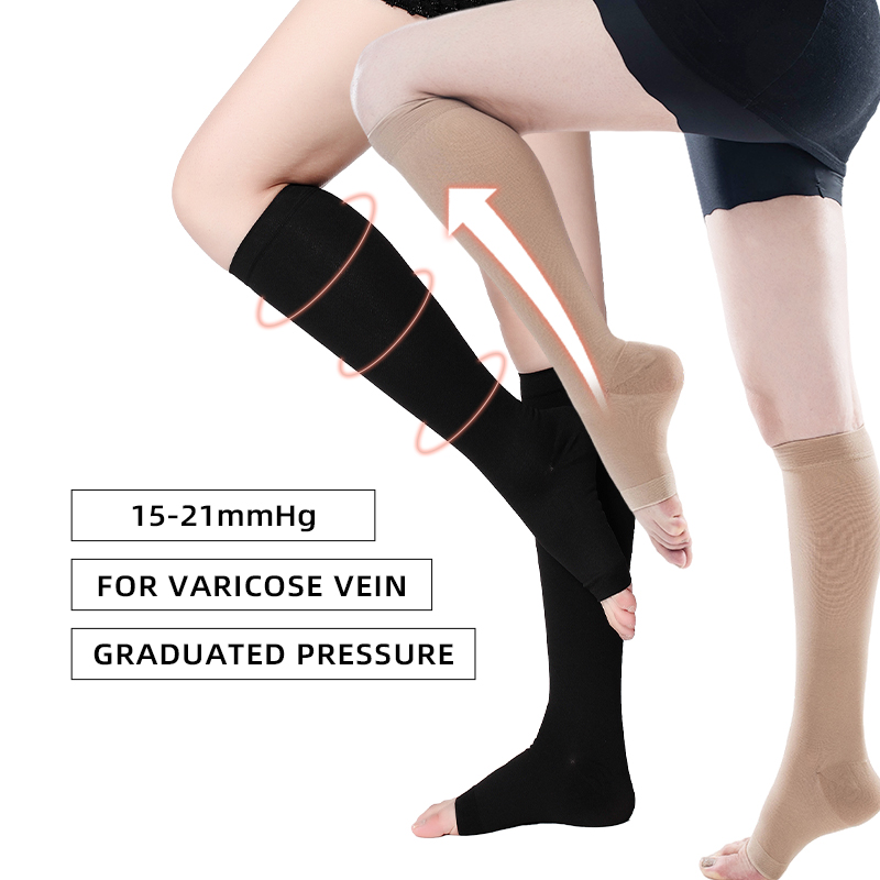 S-5XL 2pcs/Pair Medical Compre - Compression Sleeve Calf recension och pris
